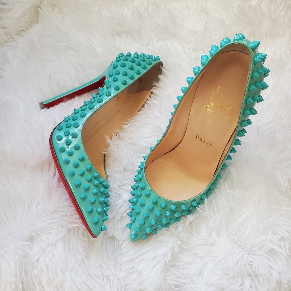 Christian Louboutin Pigalle Spikes 120 Patent - Picture 7 of 8